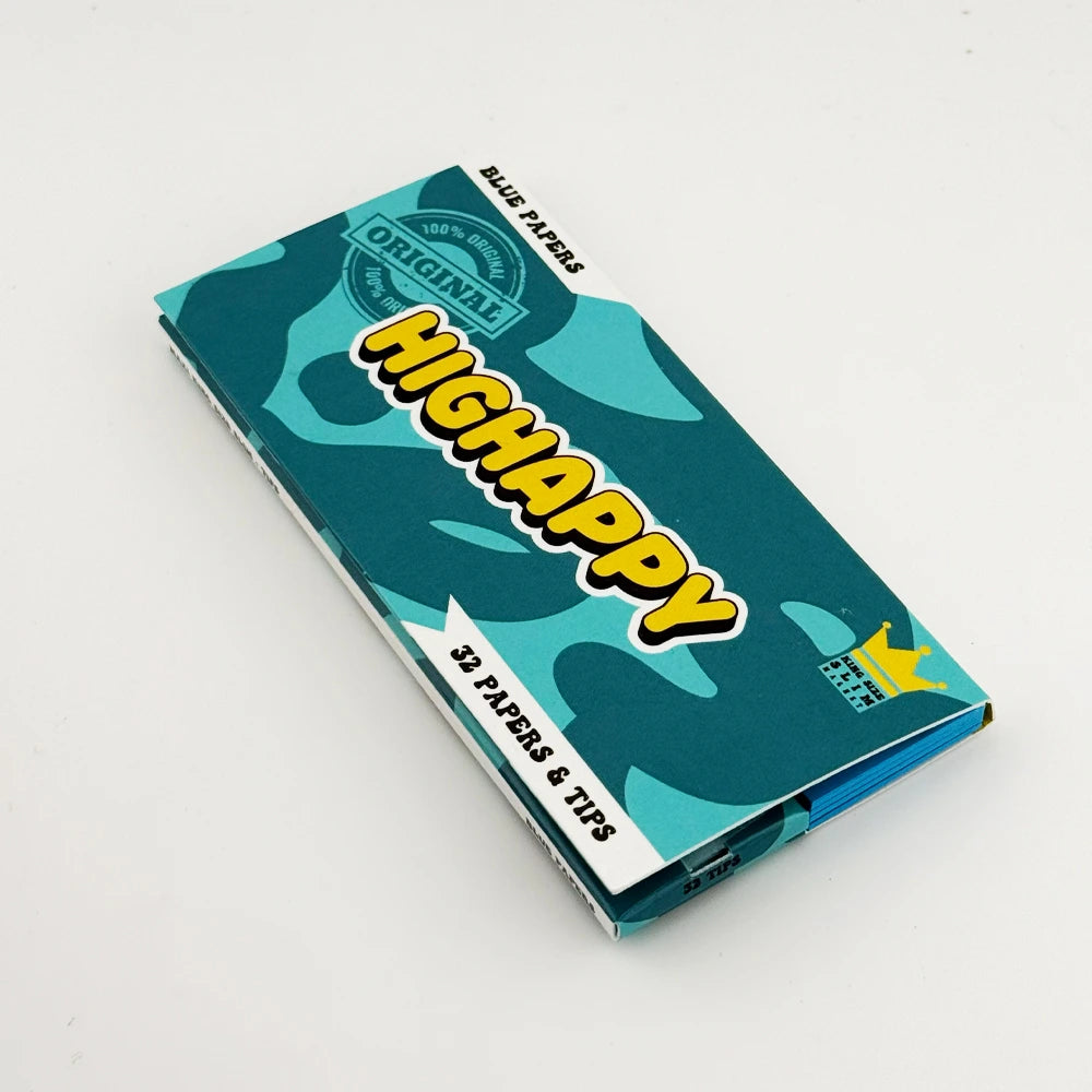 Blaue Maxi Pack Blue Papers und Tips von Highappy, geschlossen, für kreative Bastel- oder Papierarbeiten.