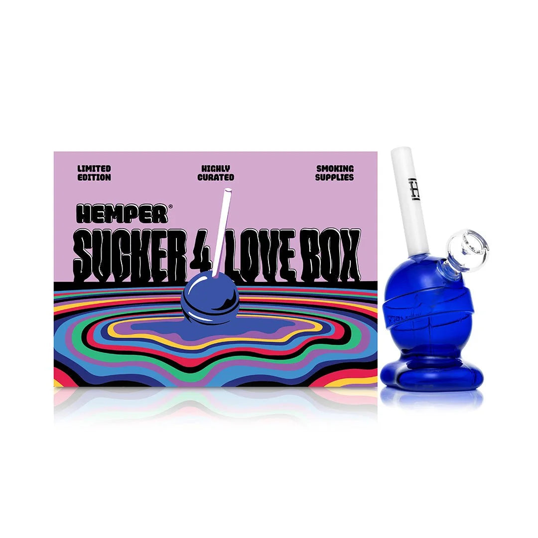 Sucker for Love Blue Lollipop Bong