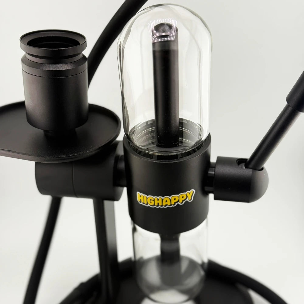 Hochwertiger Highappy Gravity Bong aus Glas, mit wassergekühltem Rauch und elegantem Design, für intensiven Rauchgenuss.