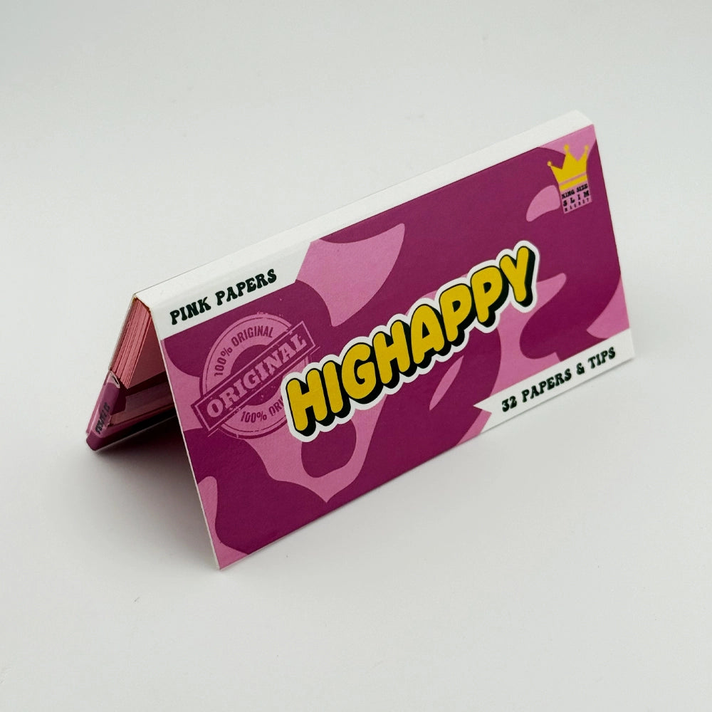 Bunter Maxi Pack Pink Papers und Tipps von Highappy, stehende Packung mit bunten Papierblättern und Tipps.
